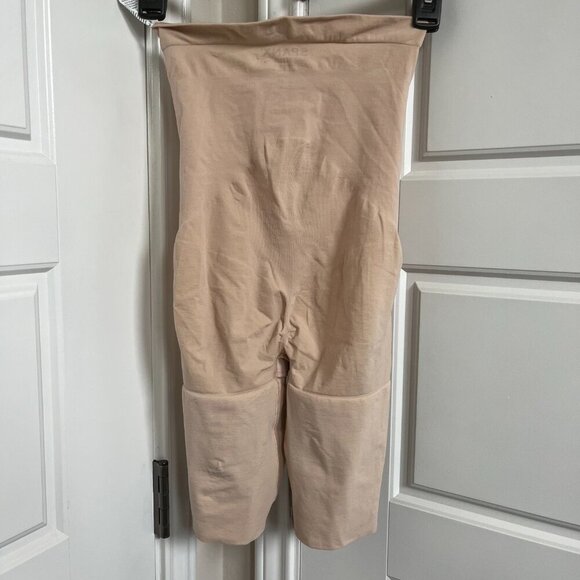 Spanx Power Series High-Waisted Mid-Thigh Shorts – 1X – Soft Nude – NWOT - Picture 4 of 5